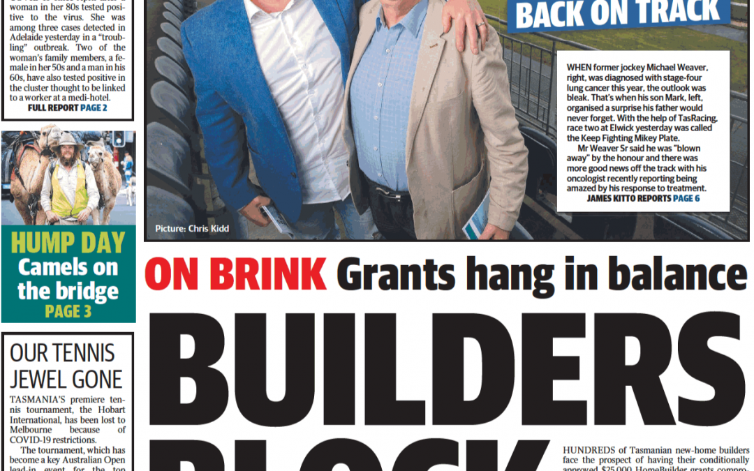 Master Builders Tasmania TV and Radio Media Wrap