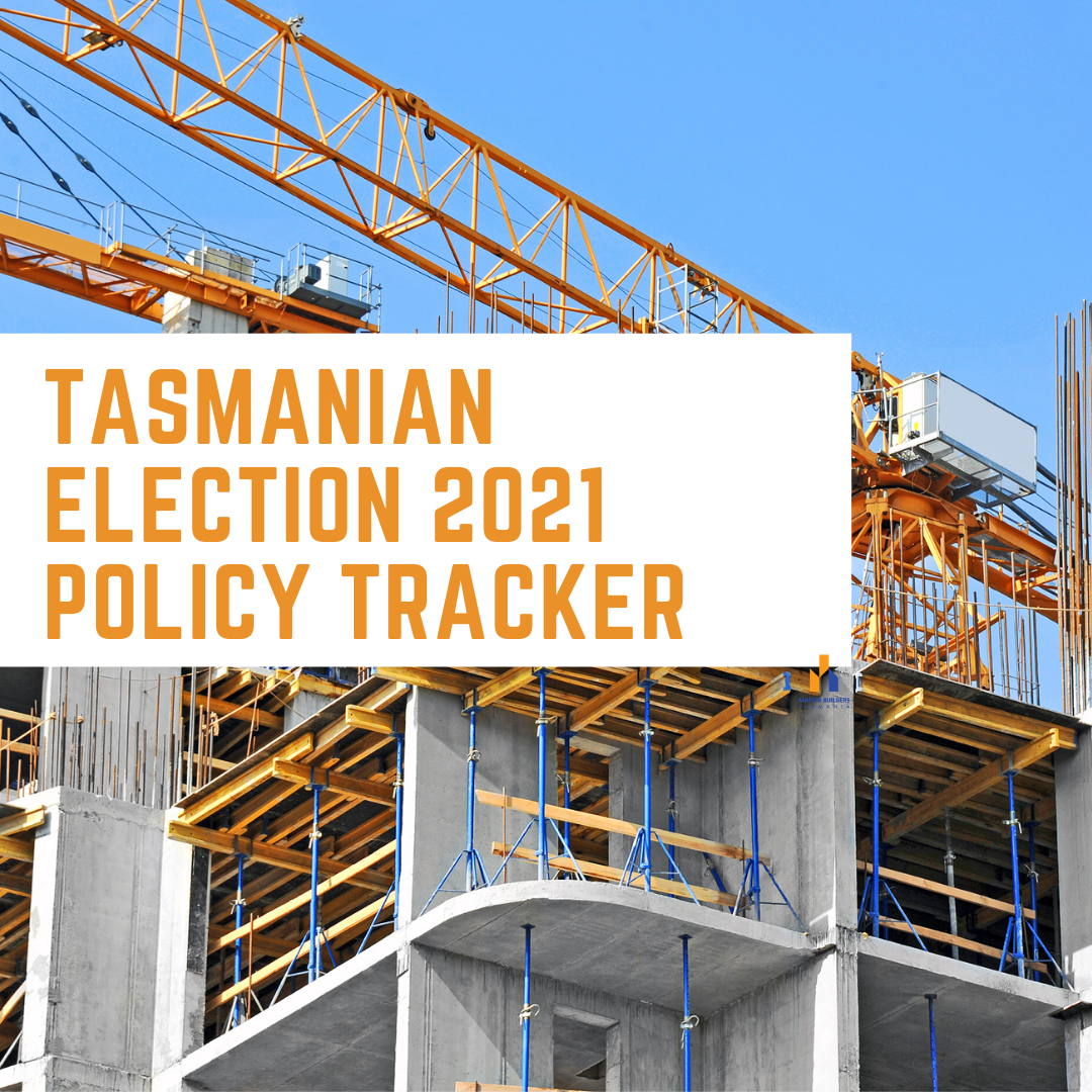 MASTER BUILDERS’ ELECTION POLICY TRACKER – FINAL