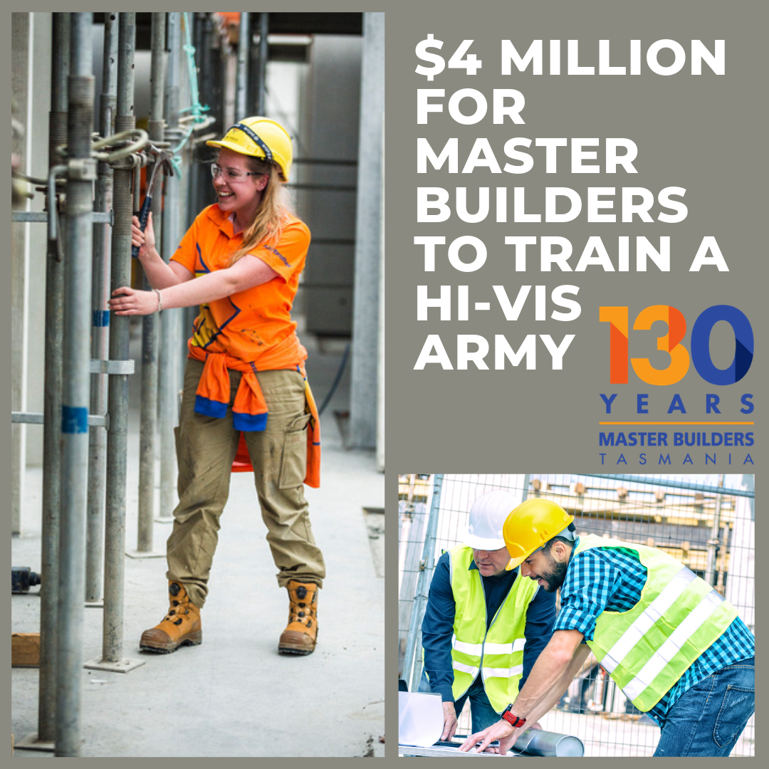 $4 million for Master Builders to Train a Hi-Viz Army